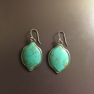 Turquoise Lucky Brand Earrings